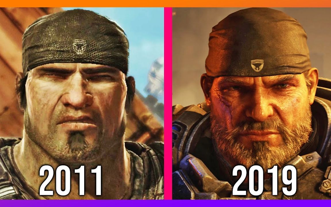 [图]战争机器3代对比5代的画面进步 Gears of War 3 vs Gears 5 - Graphics Evolution Comparison