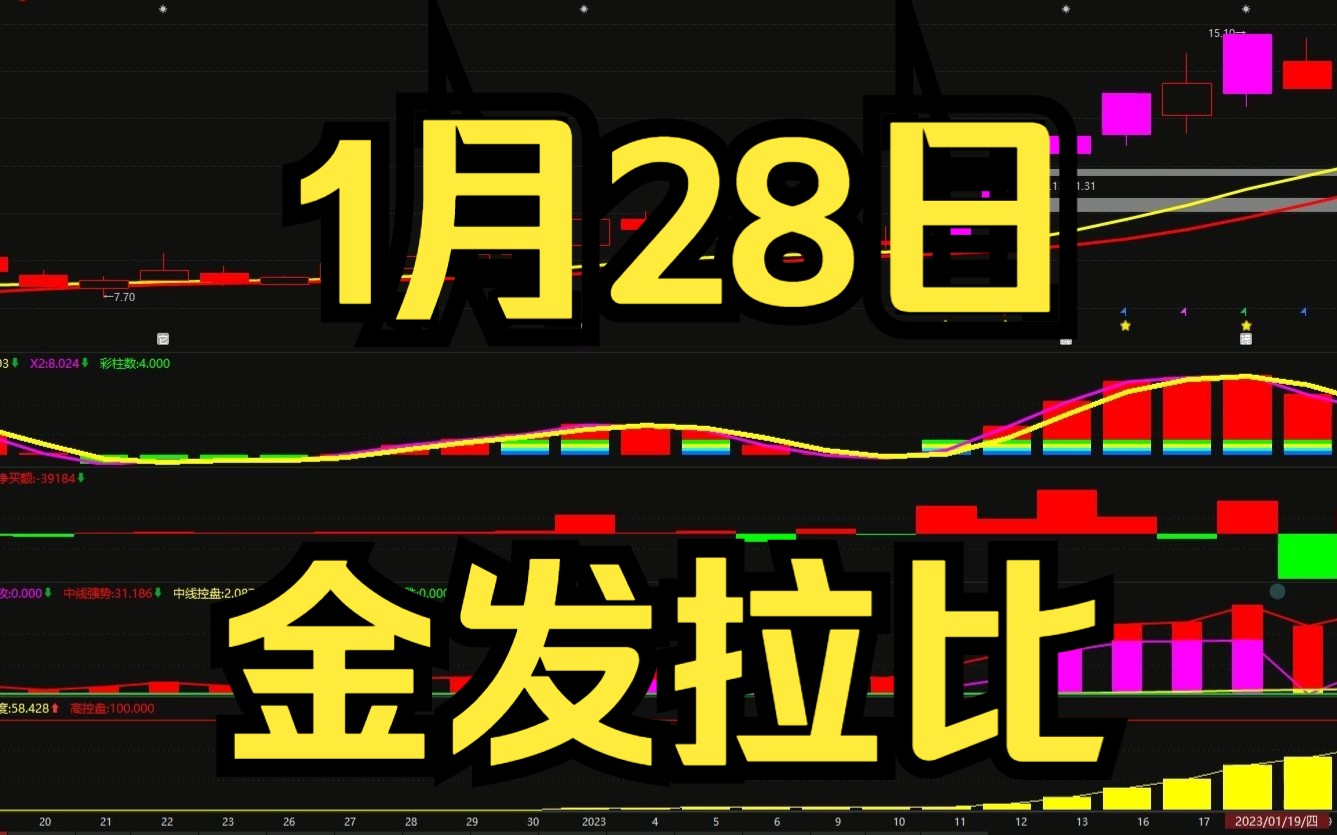 1.28金发拉比:最新主力资金情况,能否再次强势拉伸?哔哩哔哩bilibili