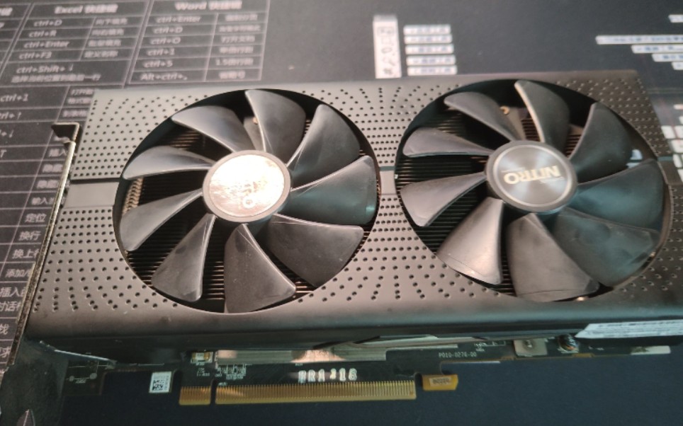 200元蓝宝石rx580女生自用九五新,成功开机