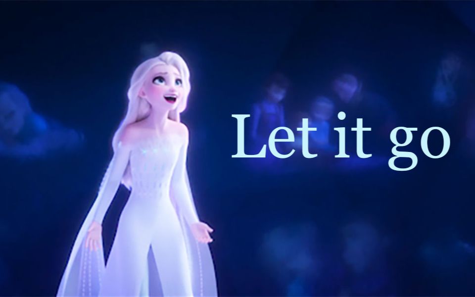 【frozen】艾莎在冰雪奇緣2裡唱 let it go