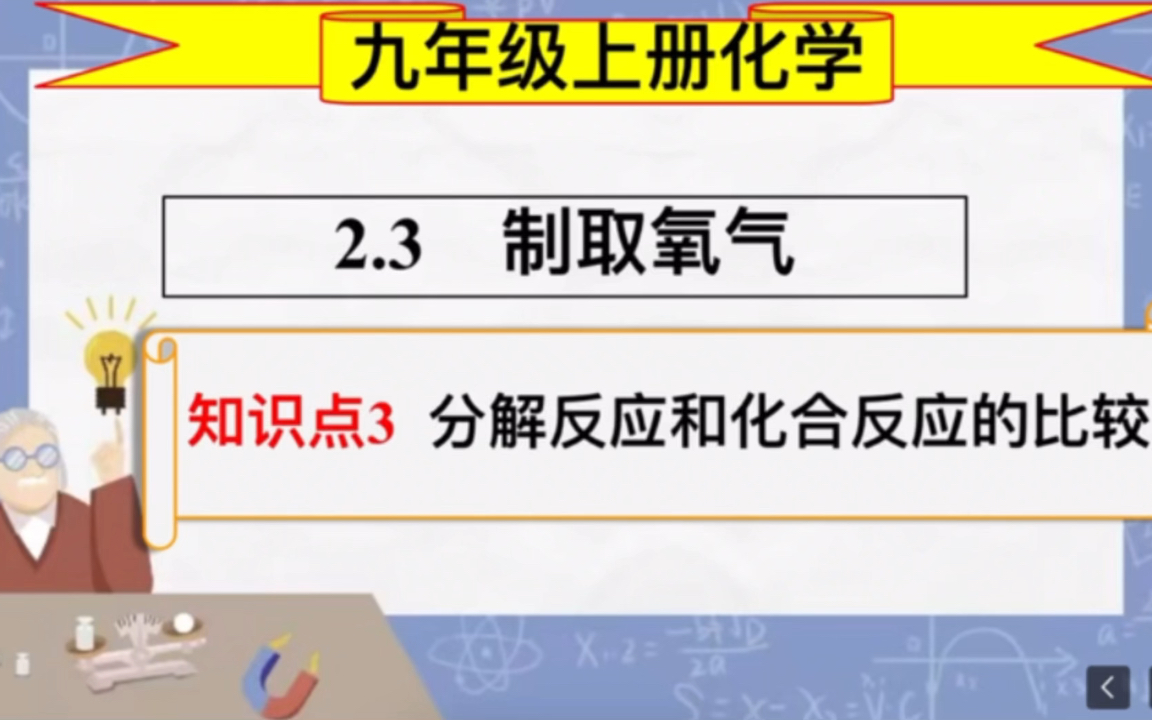 化合反应和分解反应的区别哔哩哔哩bilibili