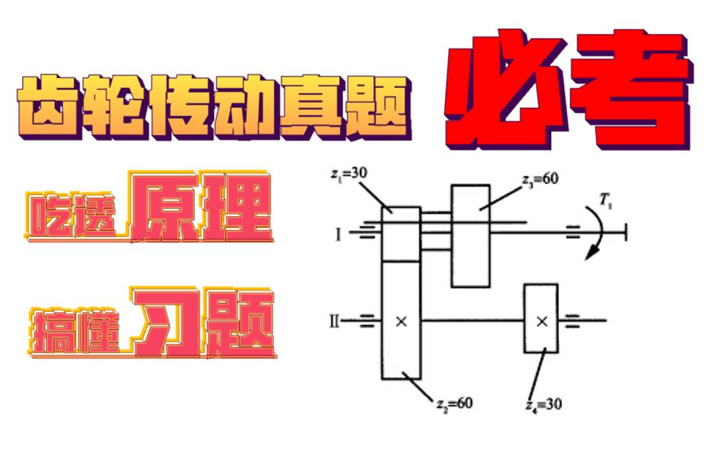 机械设计考研必考真题好题——齿轮传动(大壳儿老师)哔哩哔哩bilibili