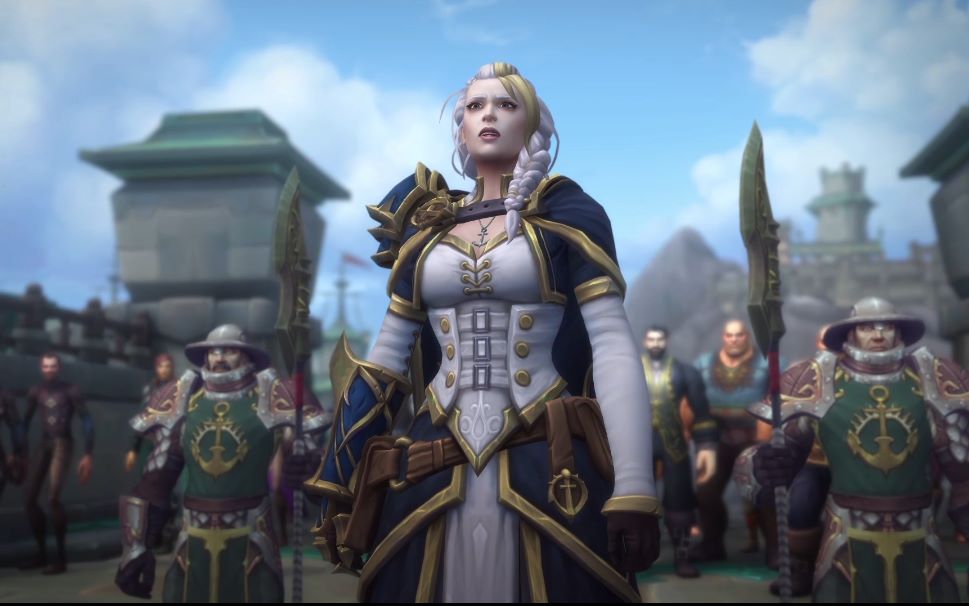 魔兽世界 8.0过场动画—吉安娜回归库尔提拉斯