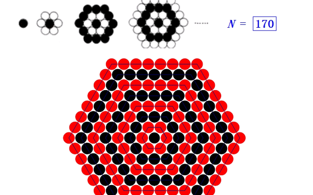 7上学霸挑战:六边形图案规律