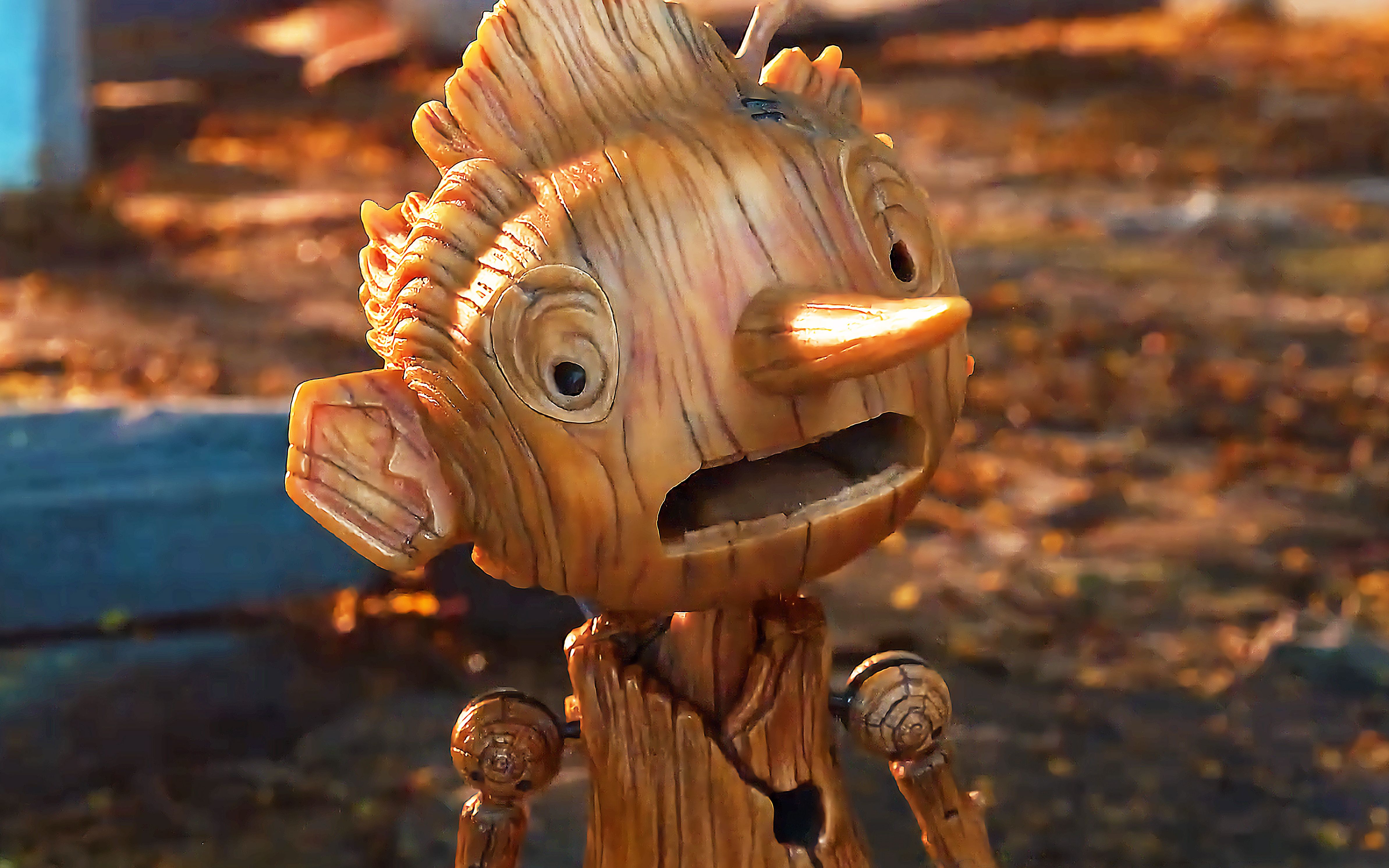 对卡洛·科洛迪的经典故事进行了改编:一个牵线木偶神奇地有了生命,为