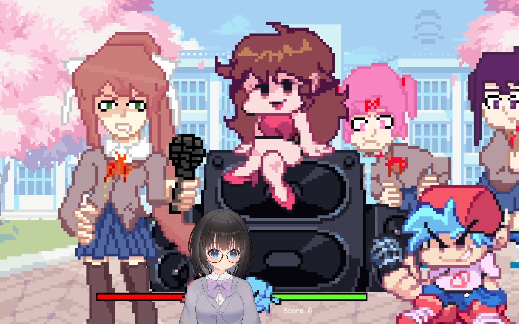 just monika恐怖画面图片