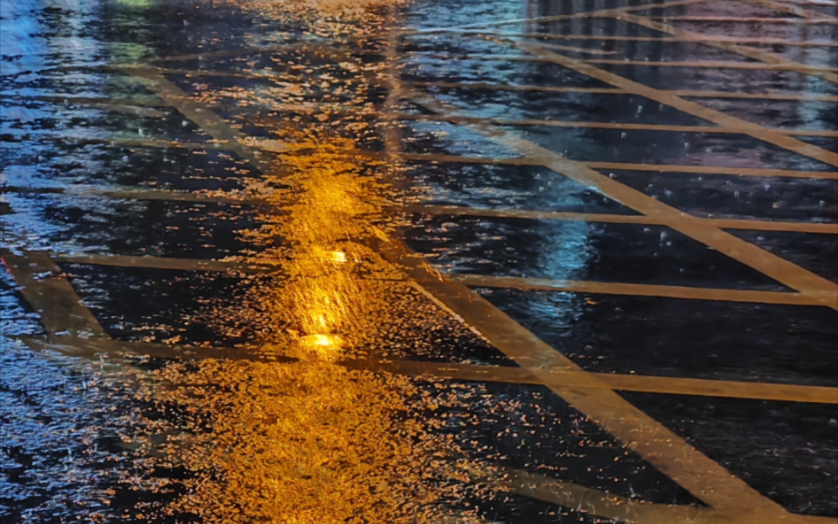 下雨夜晚图片真实图片