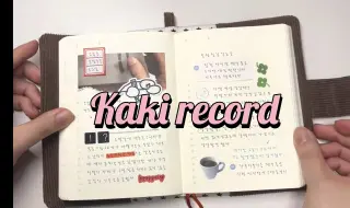 Скачать видео: 手帐搬运（自制中字）｜Kaki record｜余白一日一页