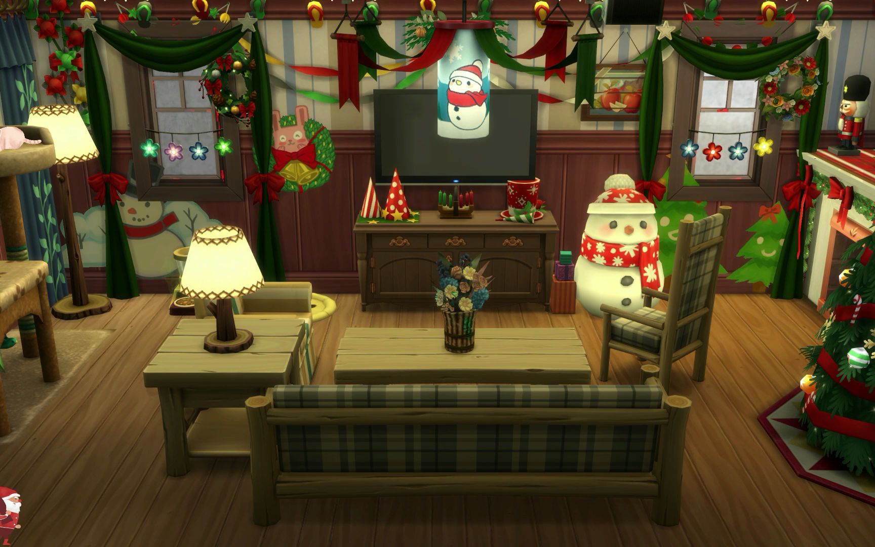 模拟人生4丨小屋圣诞节/环境音/氛围音_哔哩哔哩_bilibili