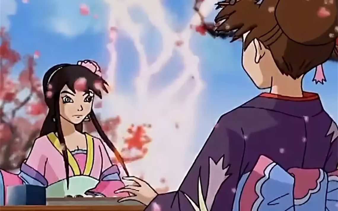 方百花终于能下棋了,与小百合对战,最终取得胜利真棒