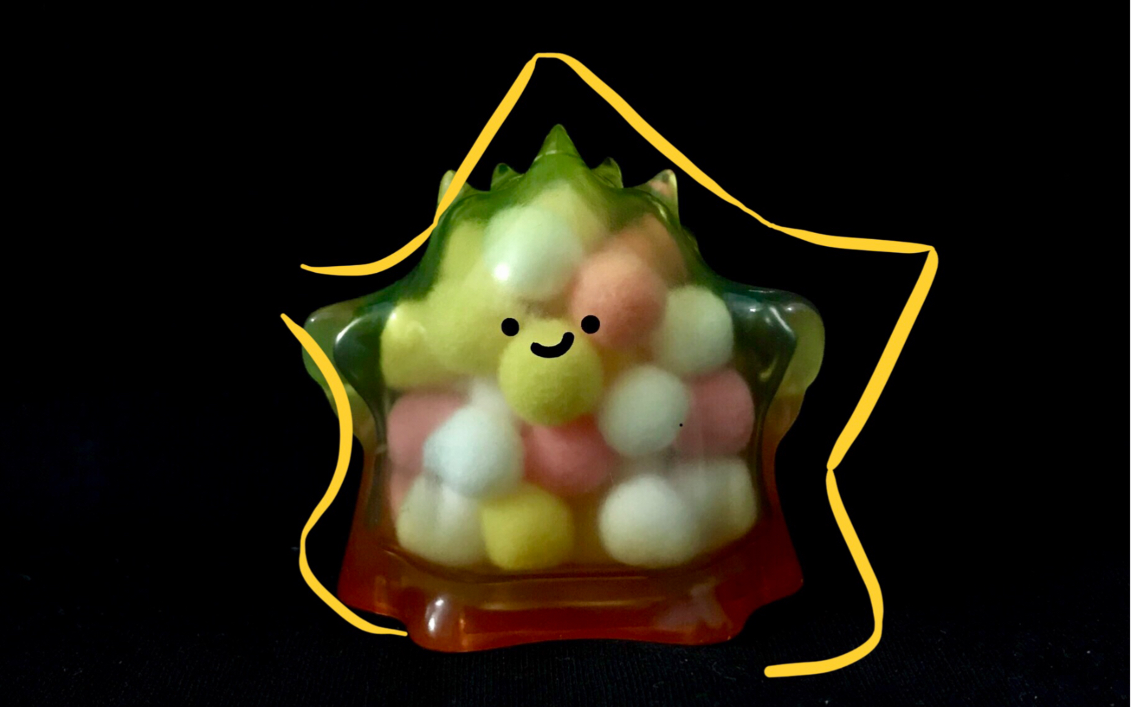 泡泡玛特yuki彩色透明系列盲盒