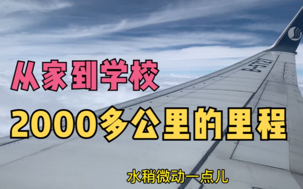 求学路:从山东到海南,里程2000多公里,坐飞机3个小时就到了哔哩哔哩bilibili