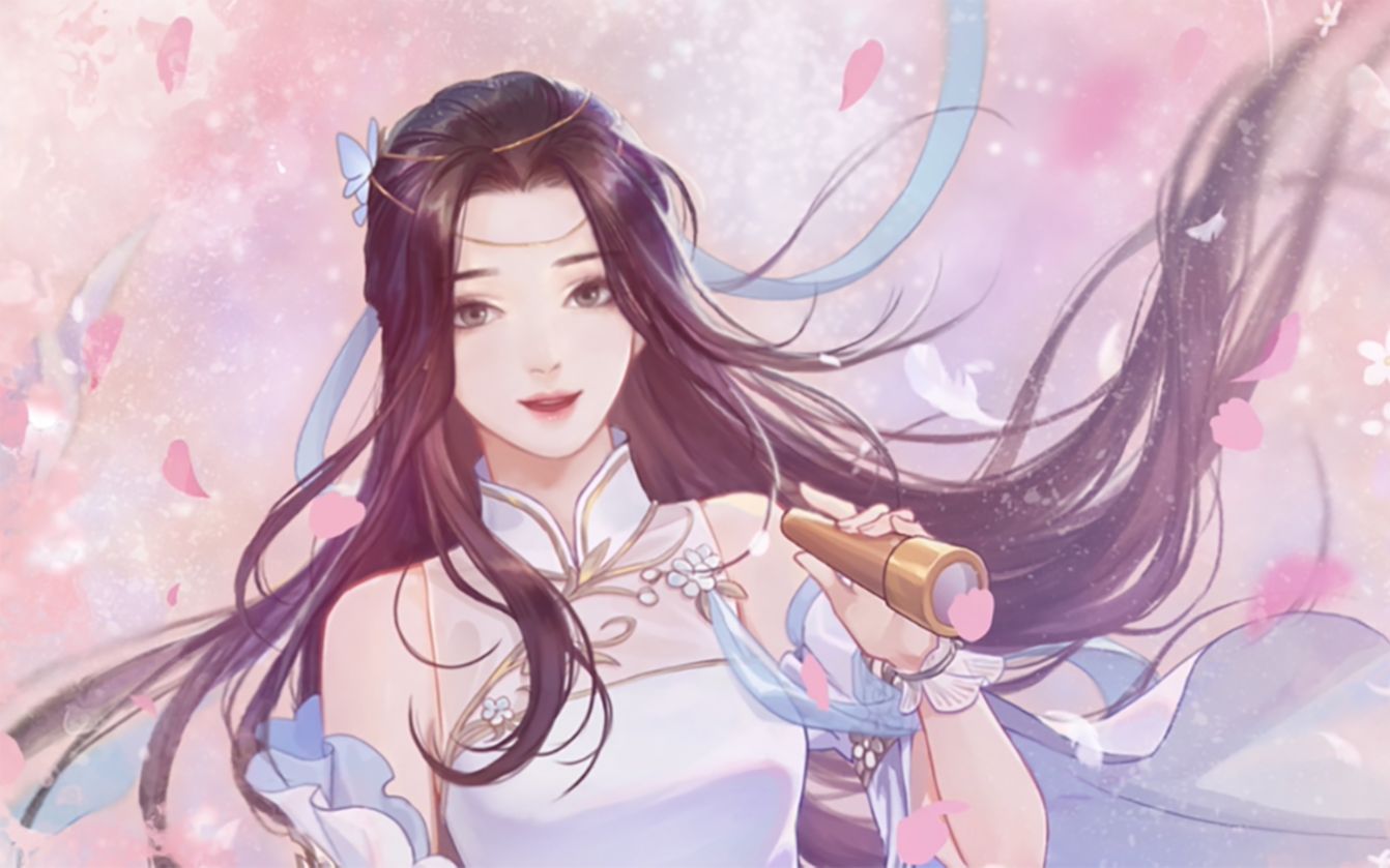 遇见逆水寒叶雪青生辰贺曲云川雪青那时候花灯照彻明月楼