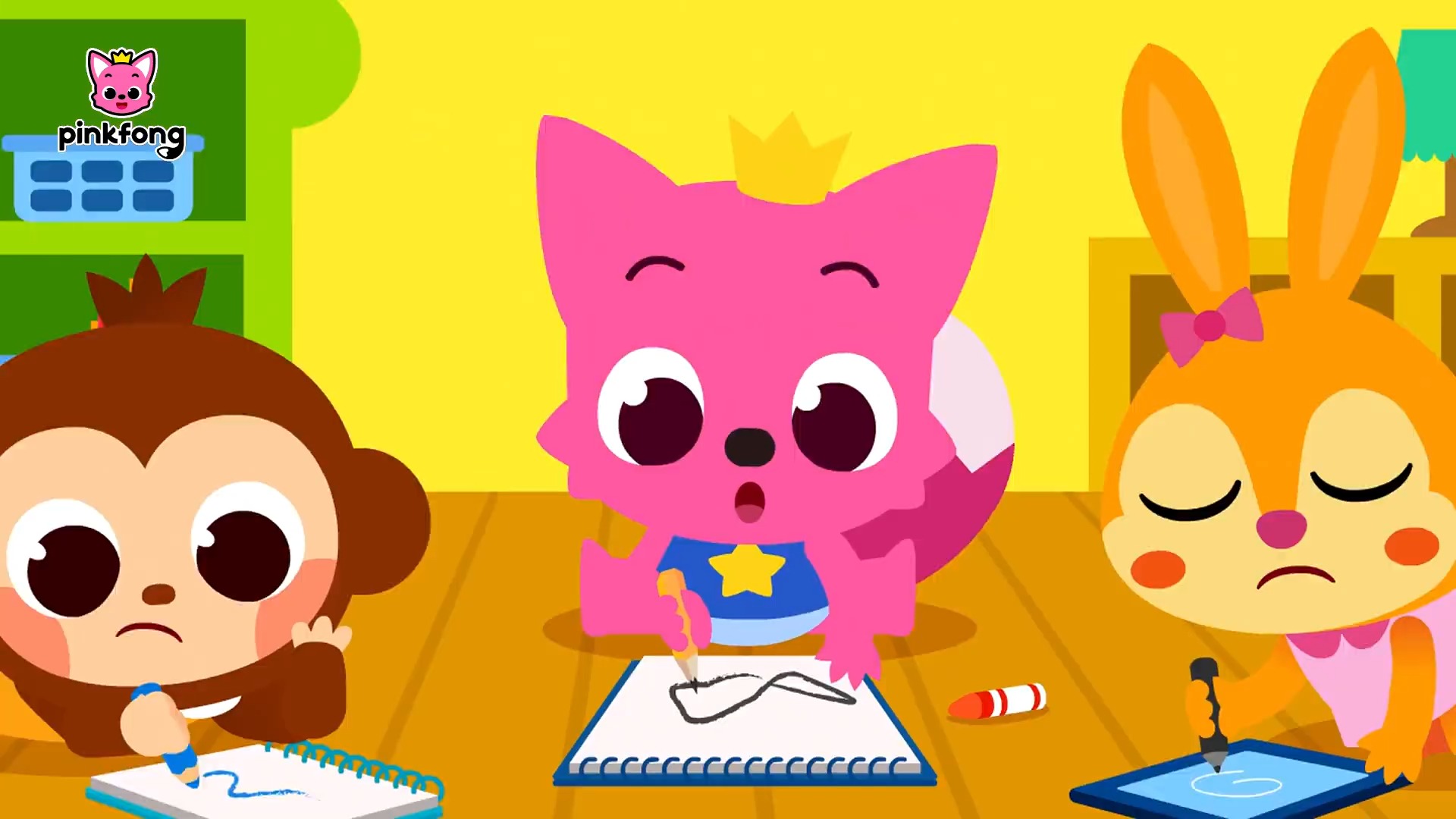 [图]p1碰碰狐英文儿歌HowtoHoldaPencilProperly如何正确地握住铅笔？EasyforKids!Pinkfong