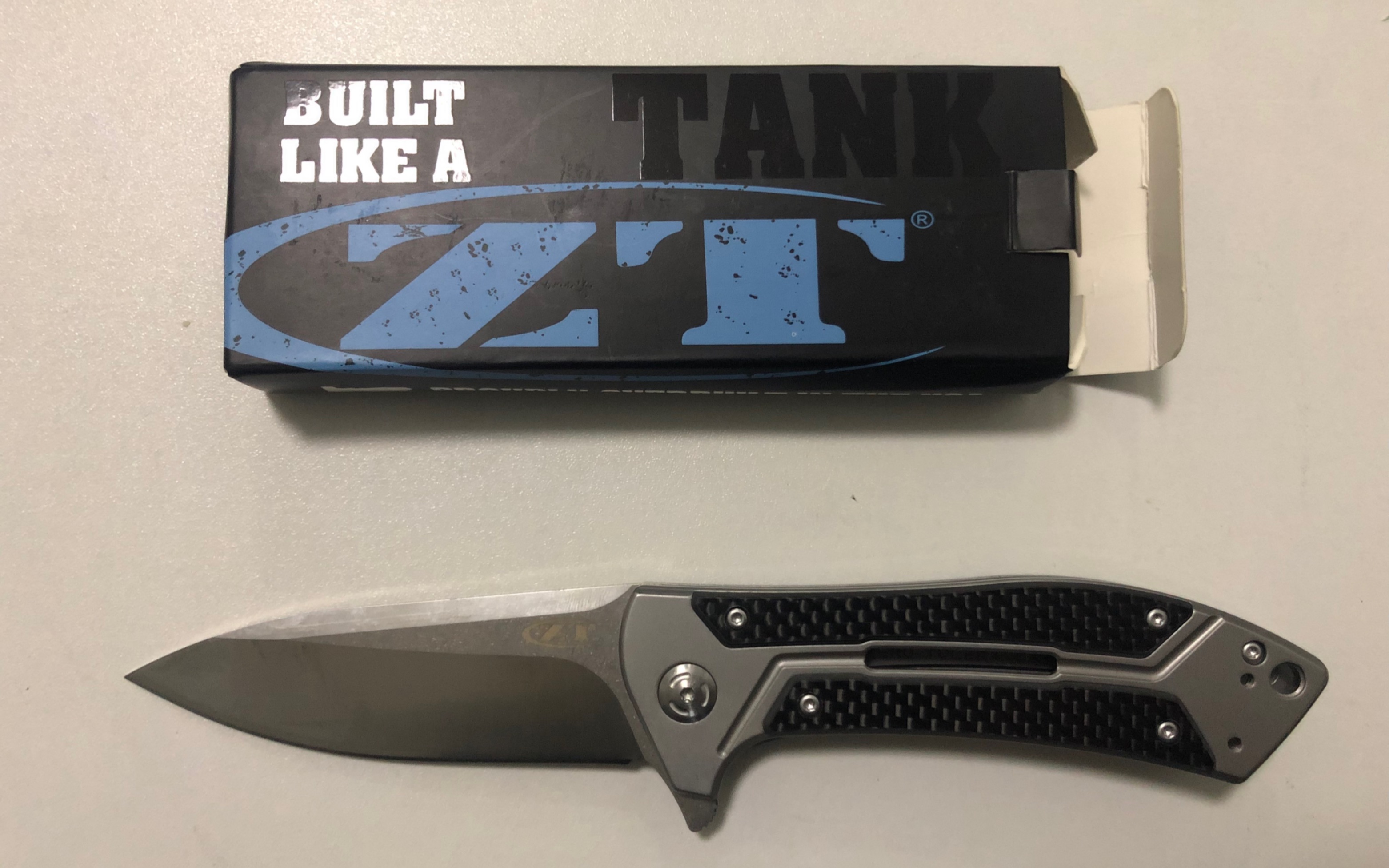 zt零误差阳江神钢m390折刀开箱记录