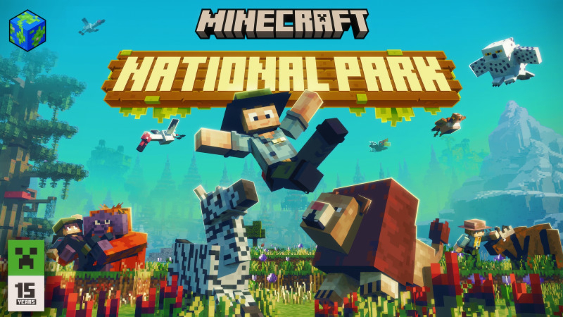 [地图]Minecraft National Park我的世界市场包免费下载Minecraft Marketplace Minecraft National单机游戏热门视频