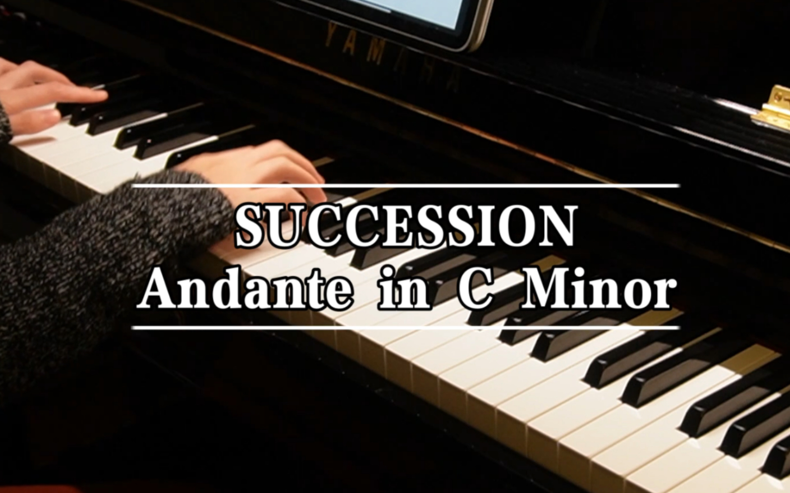 [图]继承之战 SUCCESSION 主题曲行板变奏钢琴版 (Andante in C Minor)