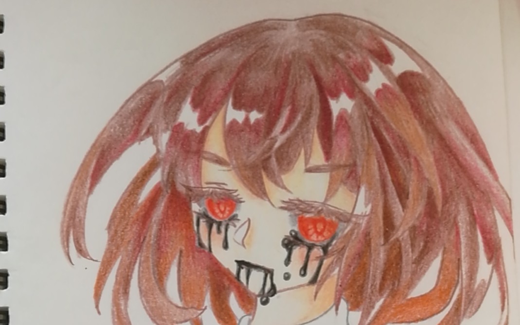 毫无技术含量的彩铅传说之下屠杀线chara