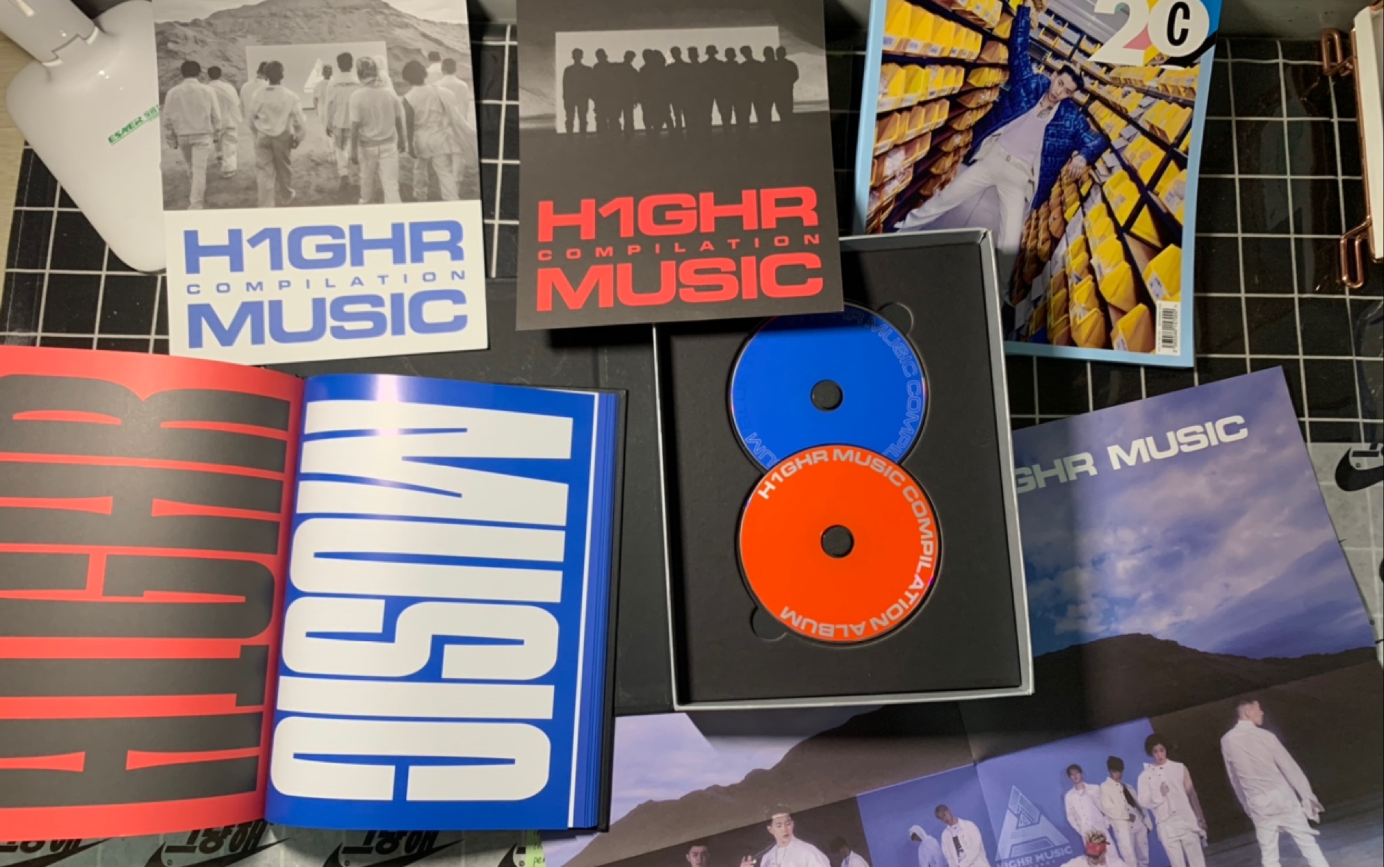 h1ghrmusic专辑开箱redtapebluetape嗨社首张团体专辑朴宰范jaypark