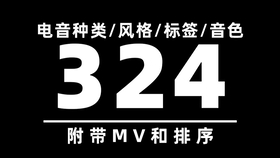 干货重置 分钟带你快速认识324个电音 种类 曲风 标签 音色 仅供参考 哔哩哔哩 つロ干杯 Bilibili