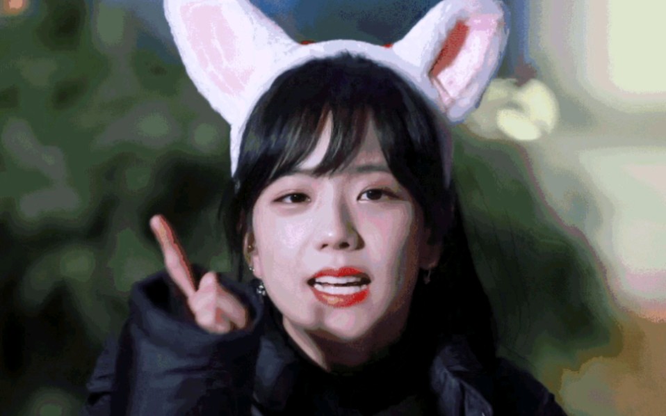 jisoo金智秀人间四月车窗精灵颜向安利