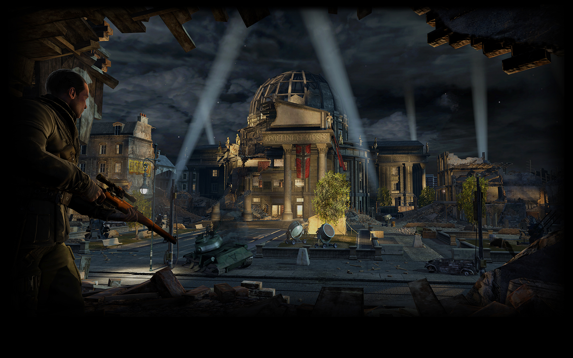 狙击暗杀潜行布雷的艺术in狙击精英v2最经典的关卡兰德维尔运河