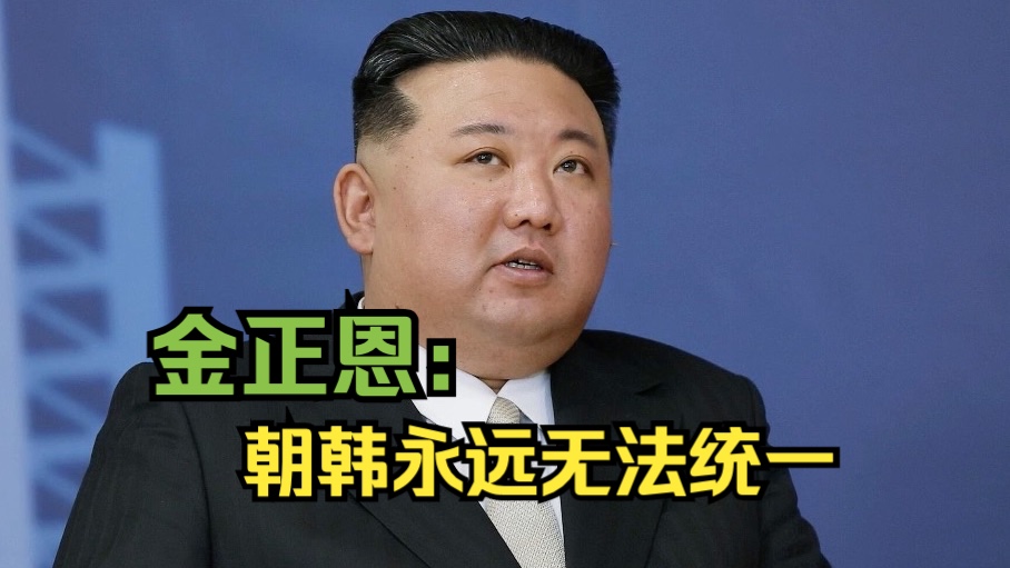 金正恩定性朝韩为敌对关系称永远无法统一哔哩哔哩bilibili