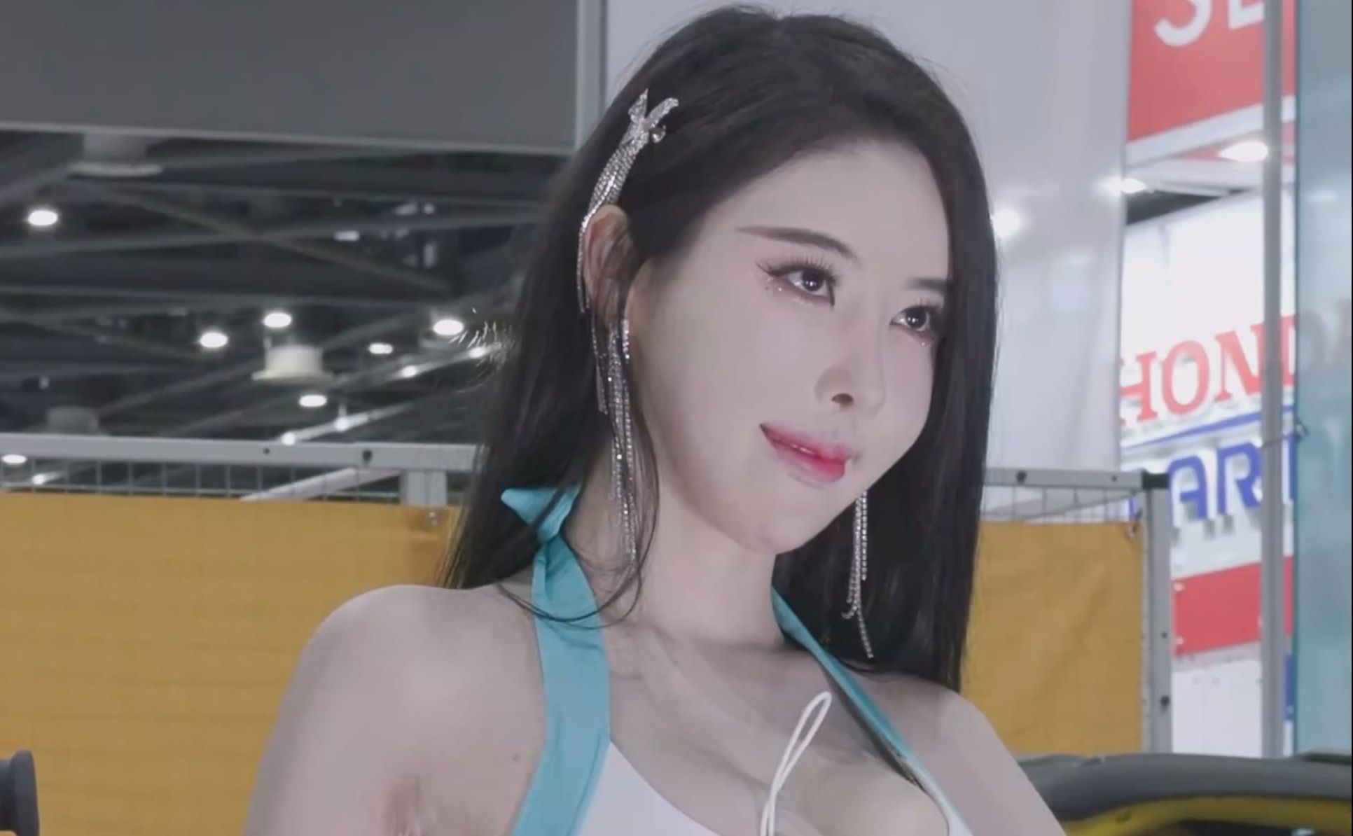 【2024京畿国际游艇展0308】美女模特车模sonbiroha(4