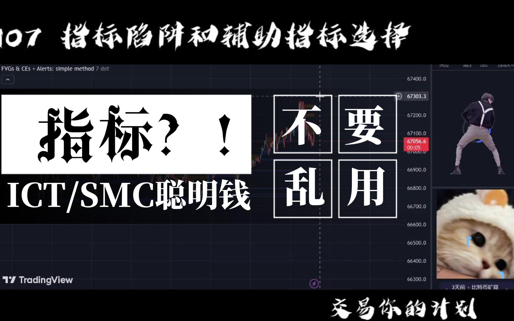 指标?千万别乱用!ICT/SMC聪明钱系统辅助指标推荐!Traders杨3.0 NO7哔哩哔哩bilibili