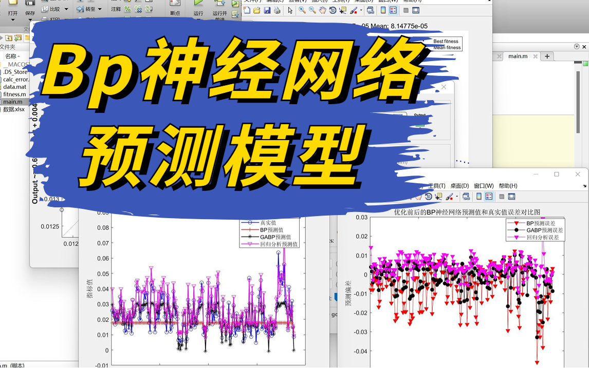 基于BP神经网络的预测模型—MATLAB+Python项目源码复现哔哩哔哩bilibili