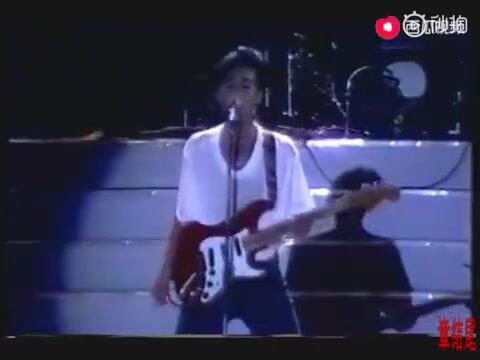 1986年Beyond台北演唱会黄家驹演唱《永远等待》国语现场版！_哔哩哔哩_