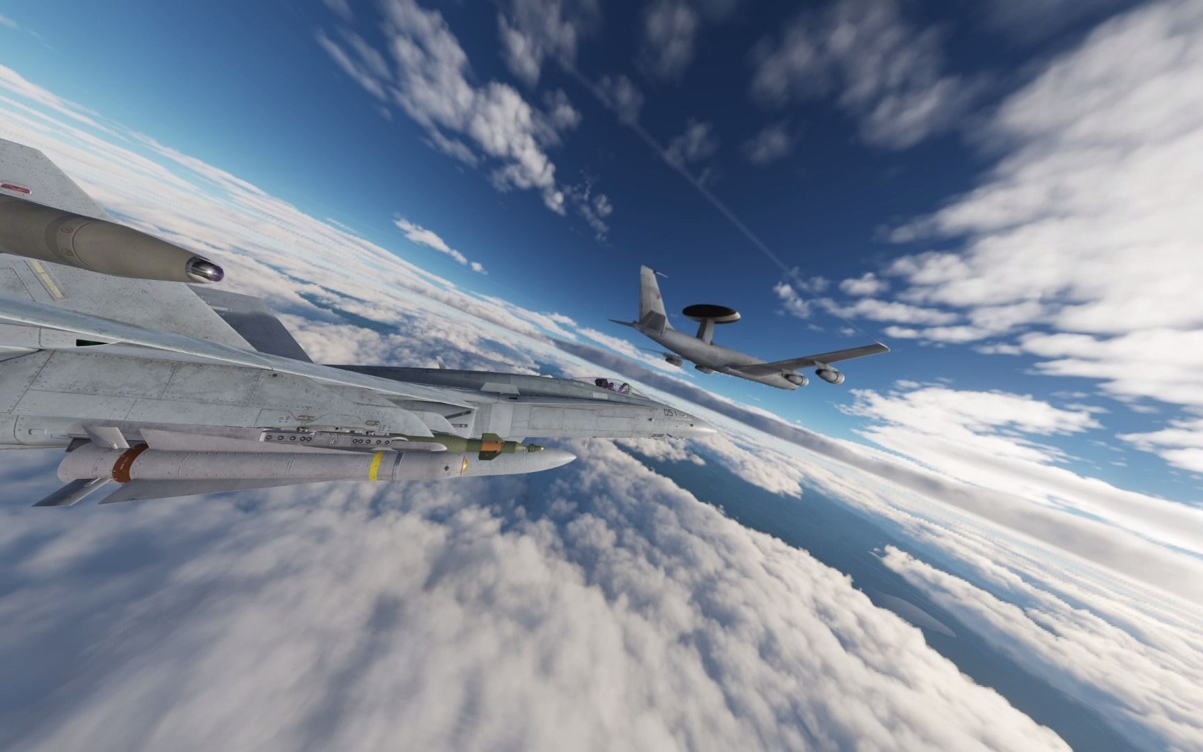 dcs f18c 伪gopro视角 恢复性练习