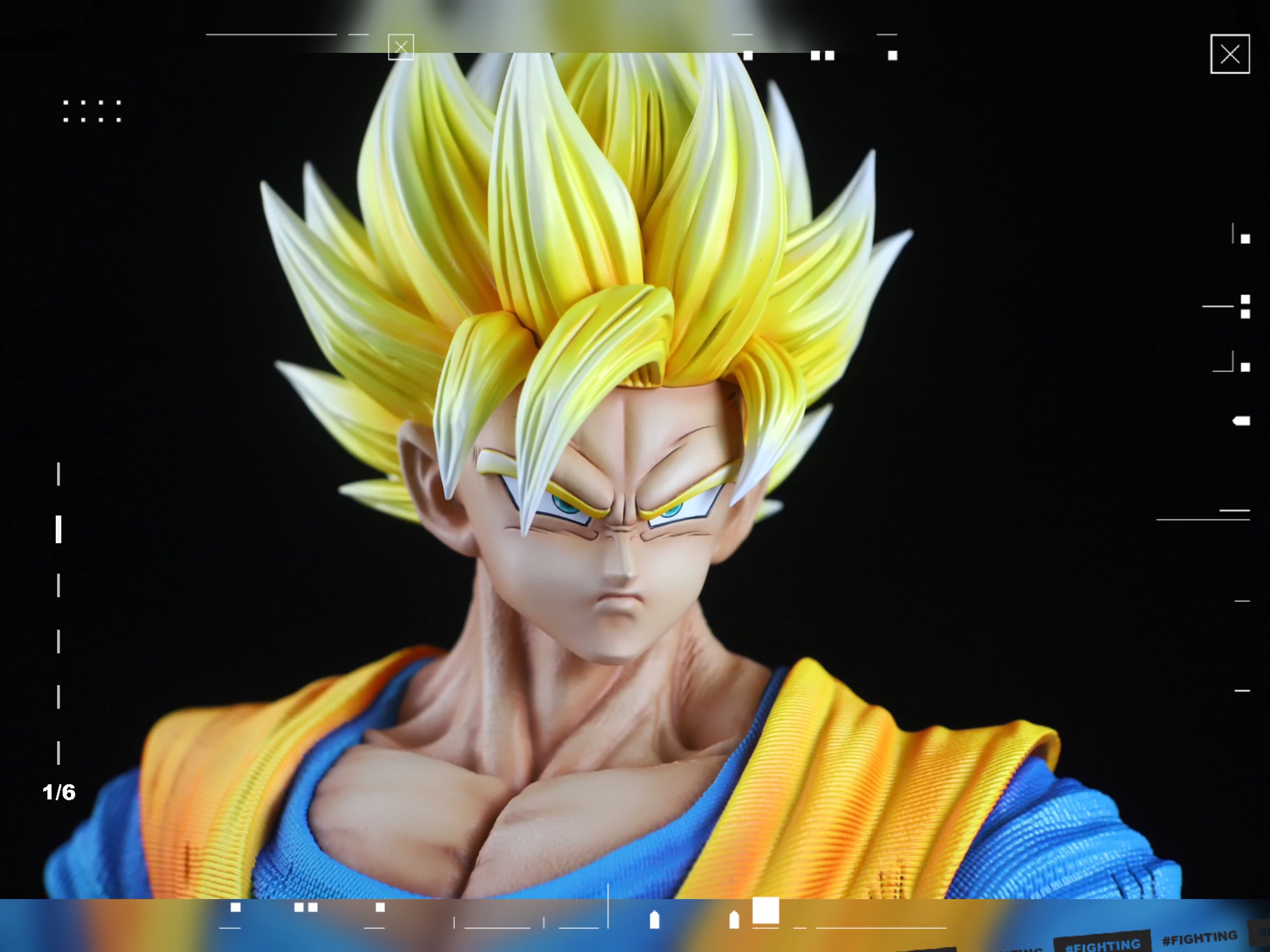 超级赛亚人 七龙珠 gk手办