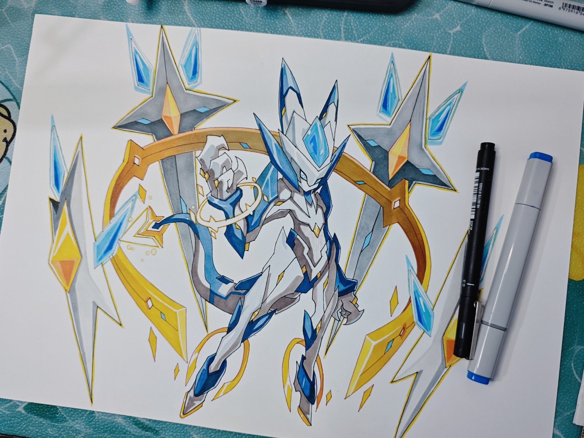 手绘,赛尔号卡修斯