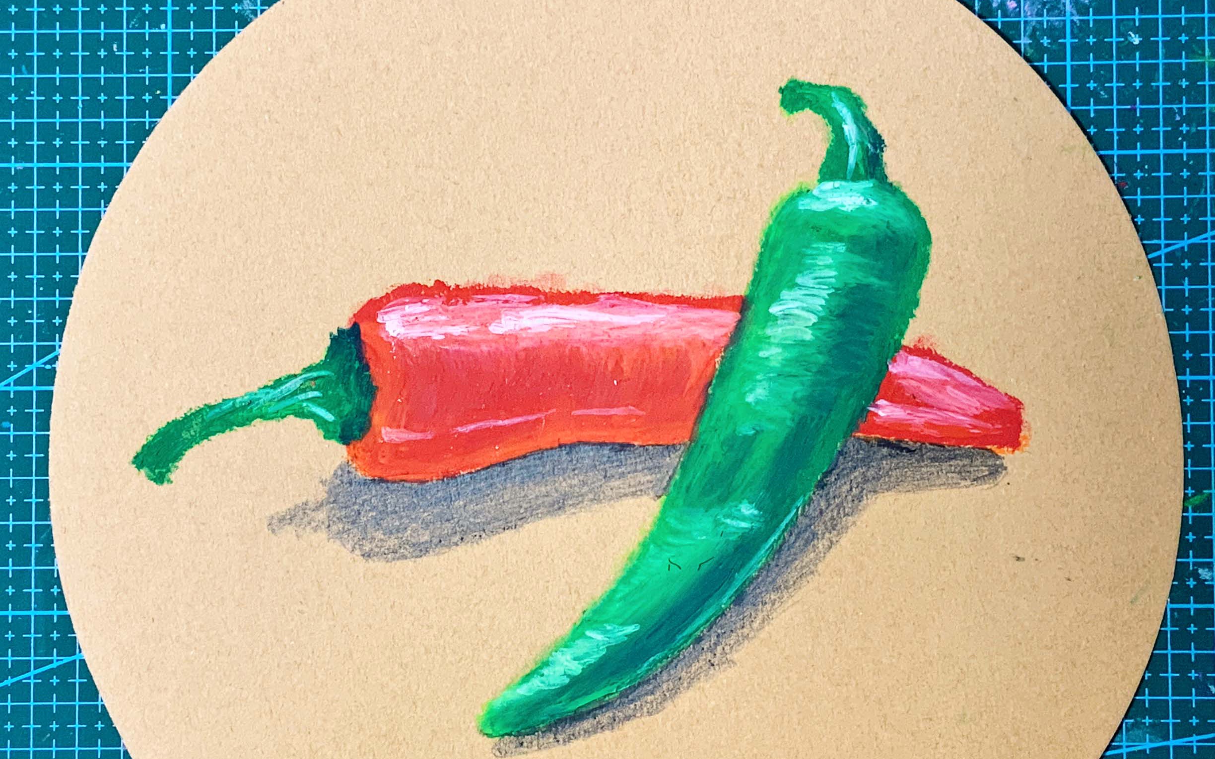 油画棒之辣椒_哔哩哔哩 (゜-゜)つロ 干杯~-bilibili