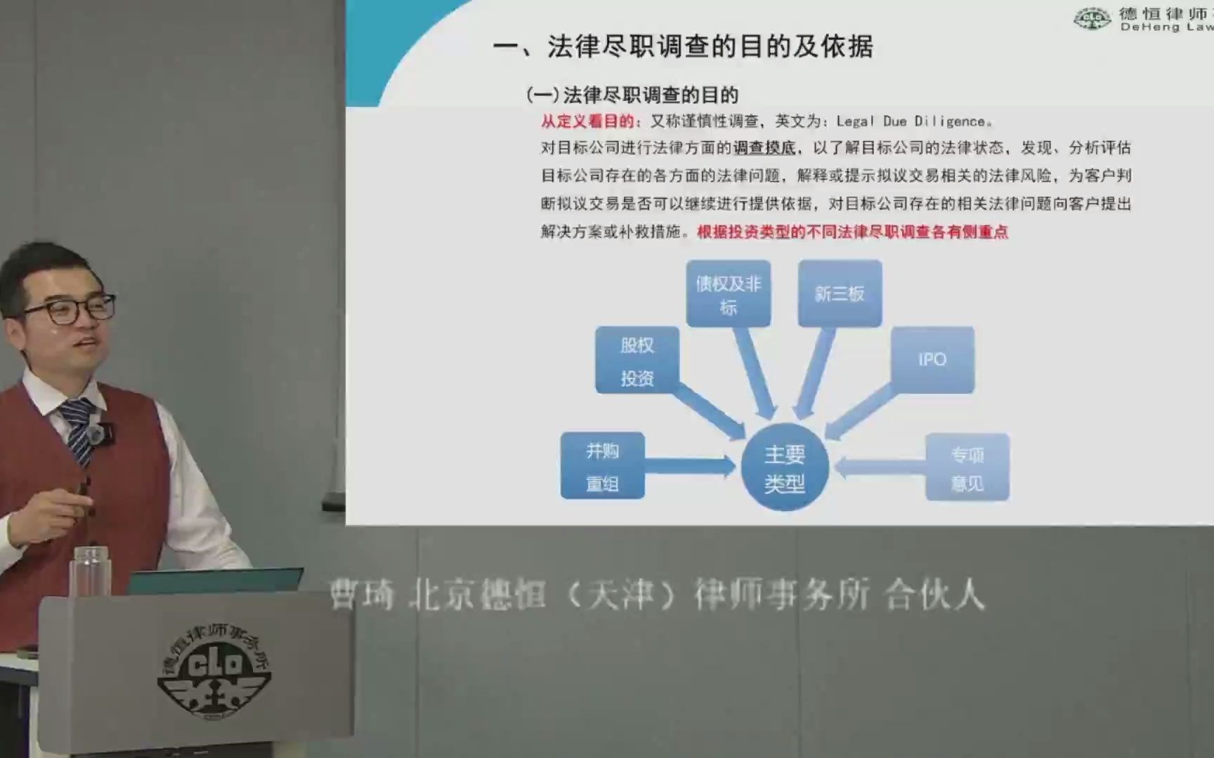 法律尽职调查方法及要点——结合IPO审核实务哔哩哔哩bilibili