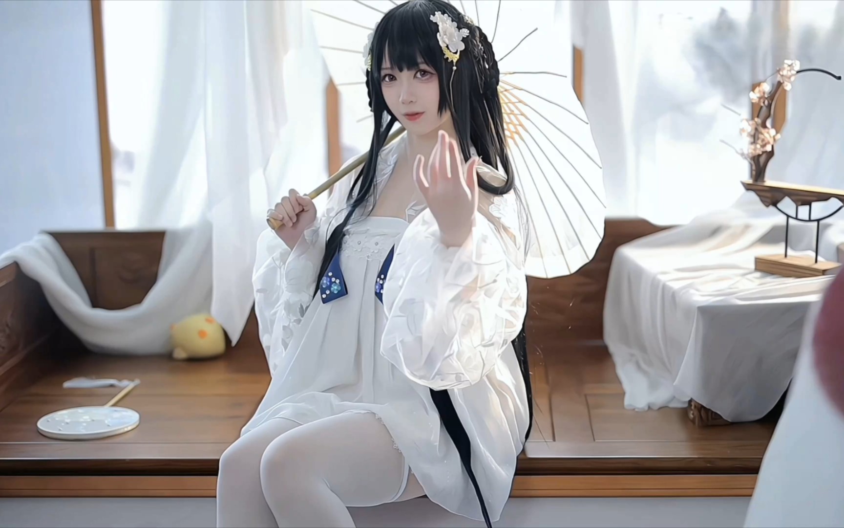 【碧蓝航线】逸仙·膏发凝脂cos,演绎华丽的东方传说!