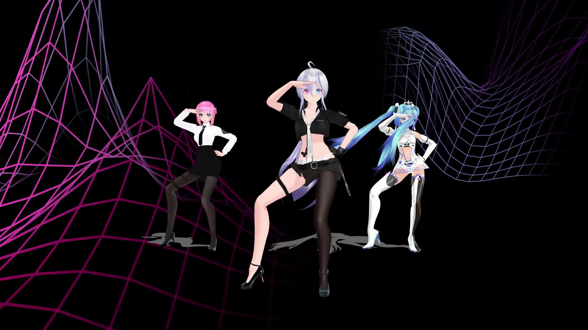 [图]【弱音 初音 巡音MMD】popstar 标题被up吃了