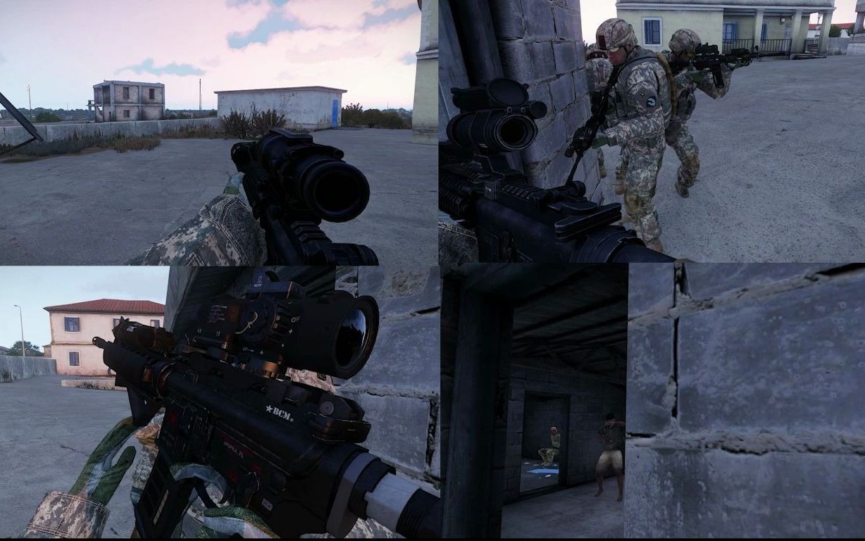 arma3室内近战动画展示(莫得闪光弹)