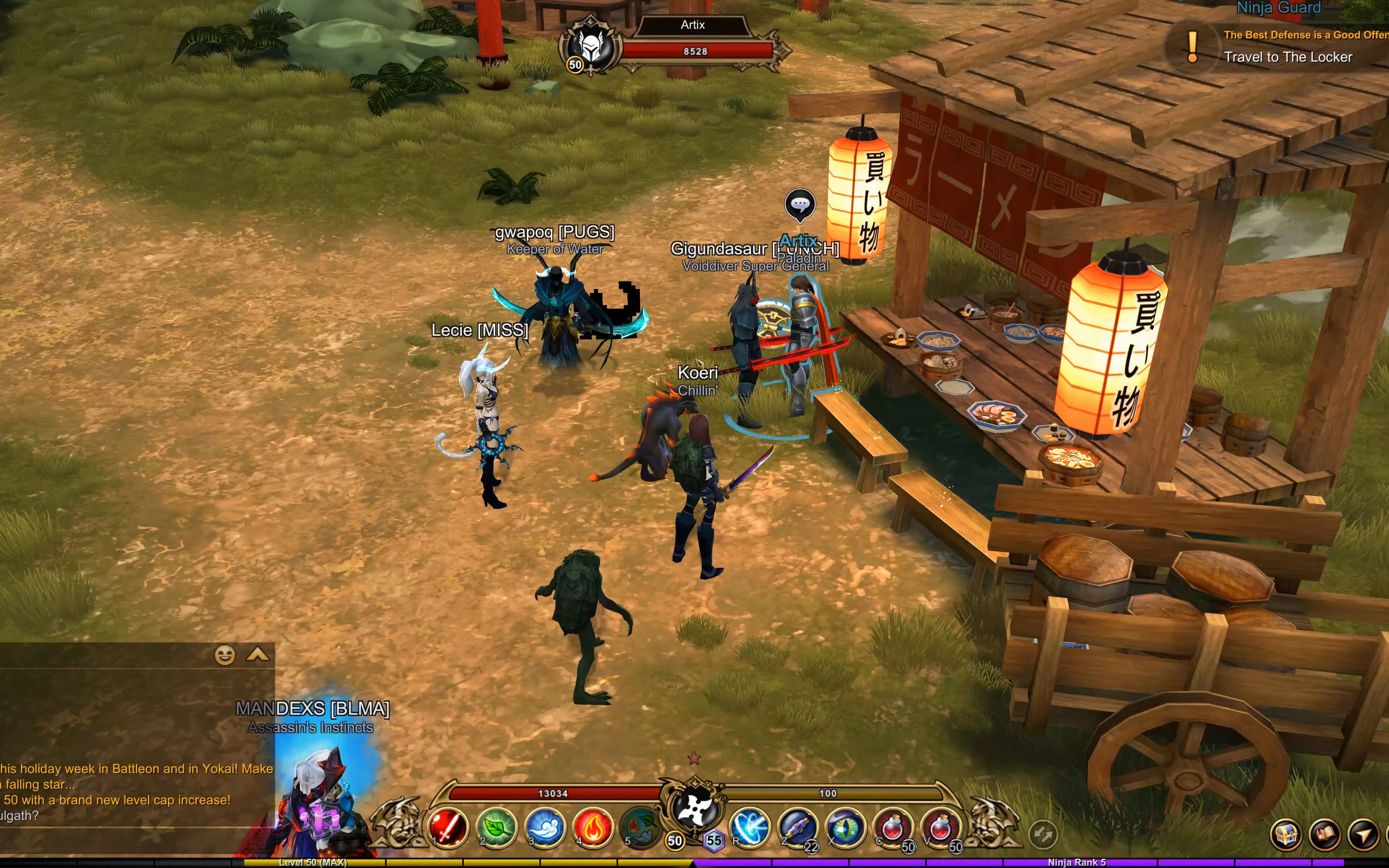 adventure quest 3d trying different classes to take down lumenio