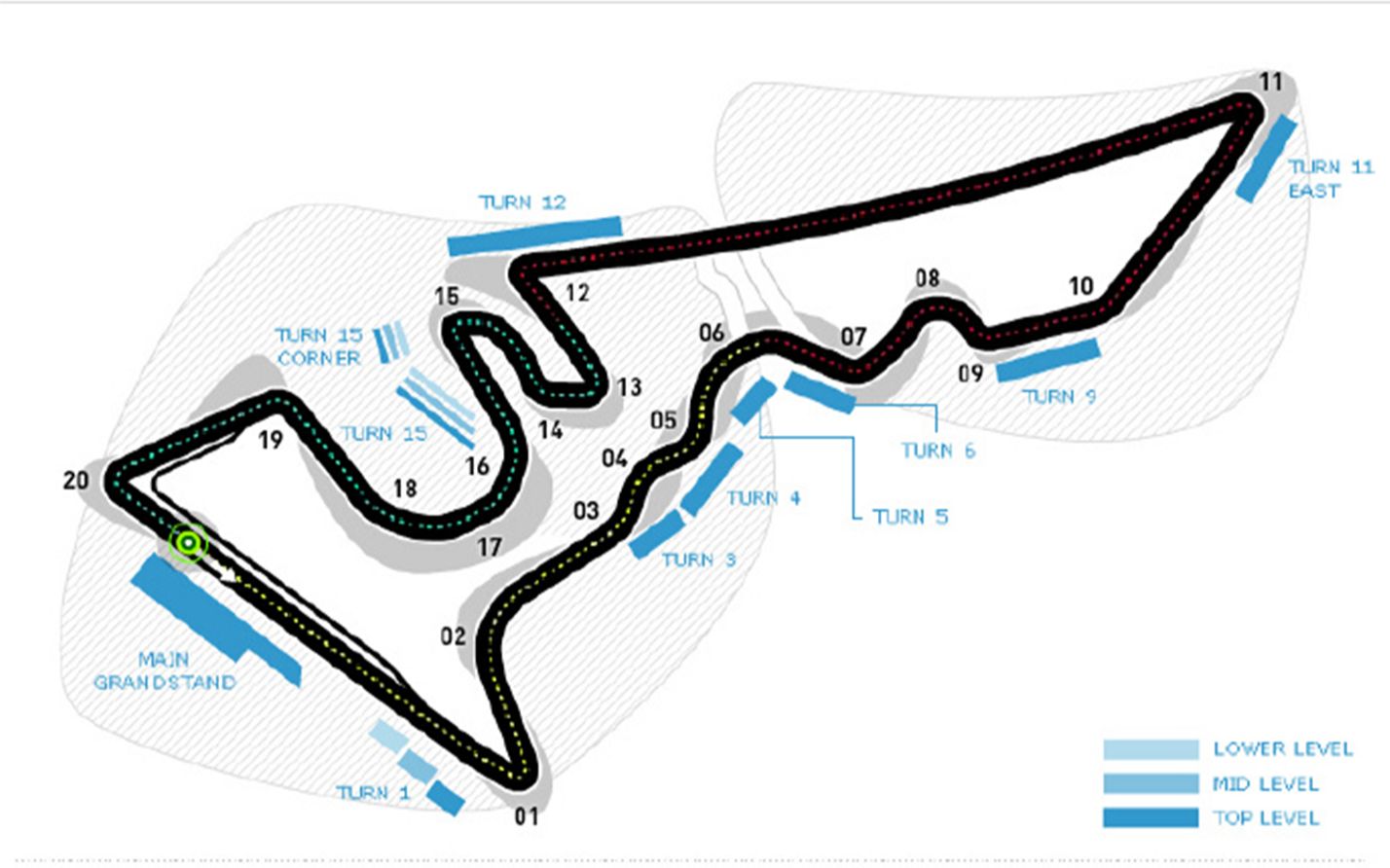 最美逆行 倒开美国奥斯汀cota美洲赛道车载 越过山丘