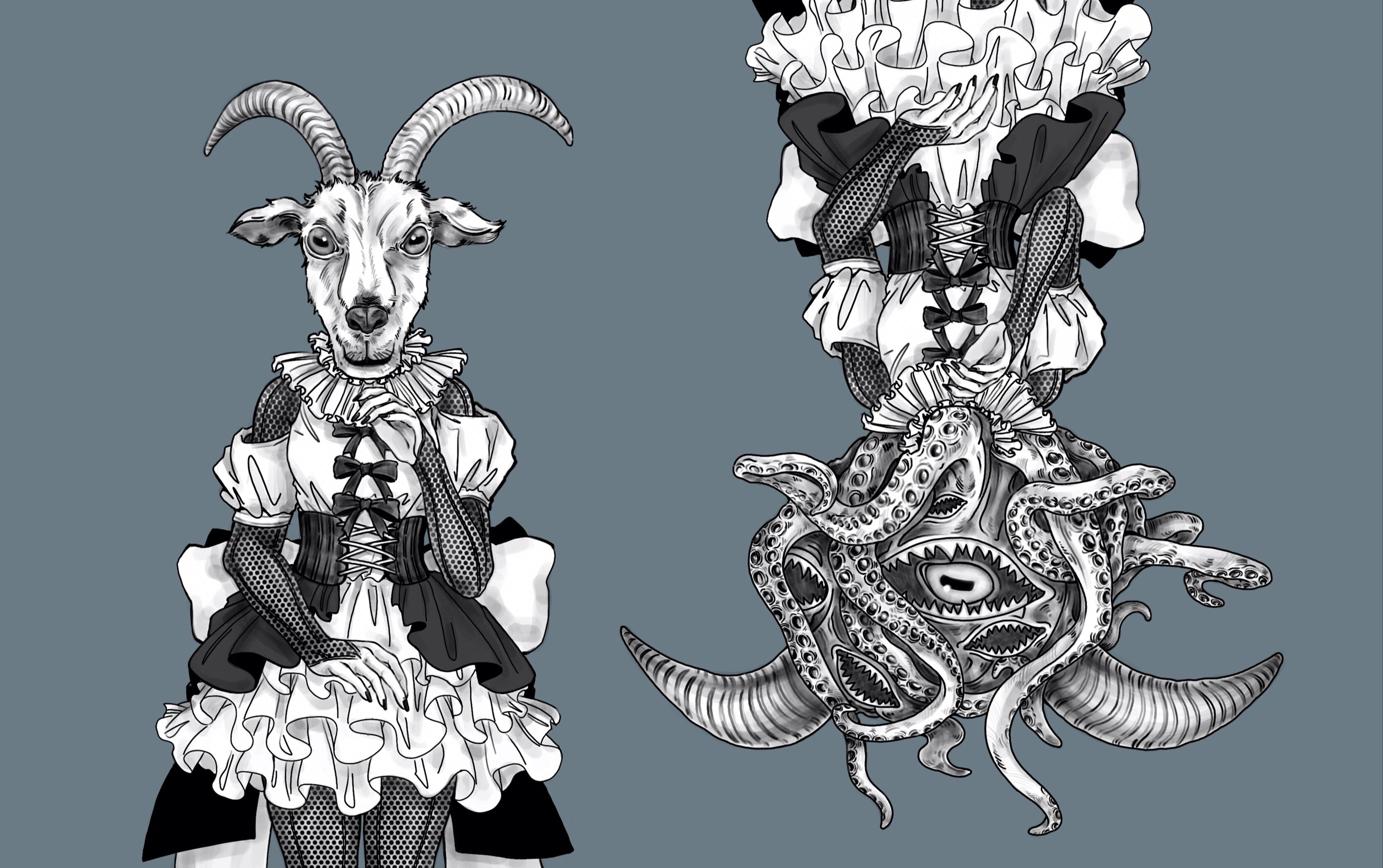 原创手书细菌污染克系猎奇微血腥慎入