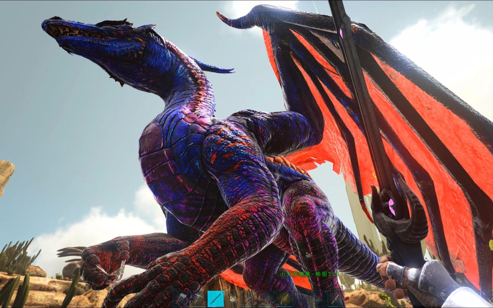 方舟焦土10最快驯服传说恐龙的方法而且关系还贼铁