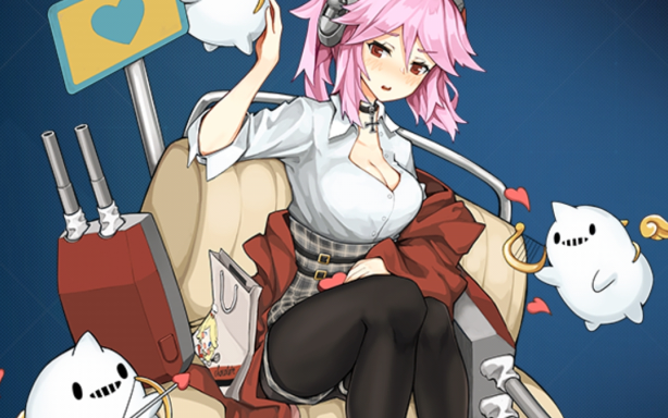 【战舰少女r】甜蜜升级max 重置版情人节换装 北宅---誓约特殊台词