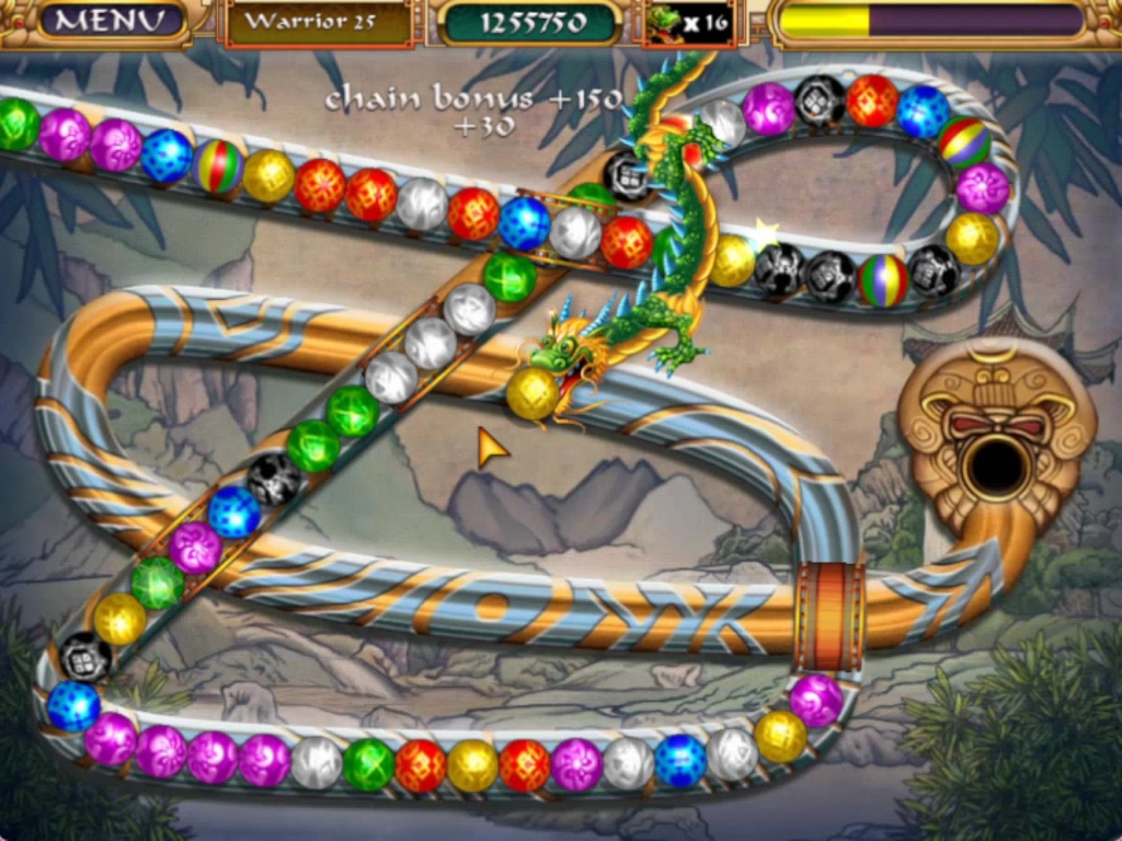 神龙祖玛经典模式全程通关第三部分(关卡71～95)