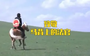 Descargar video: 又飒又燃！女法官身背国徽策马去办案