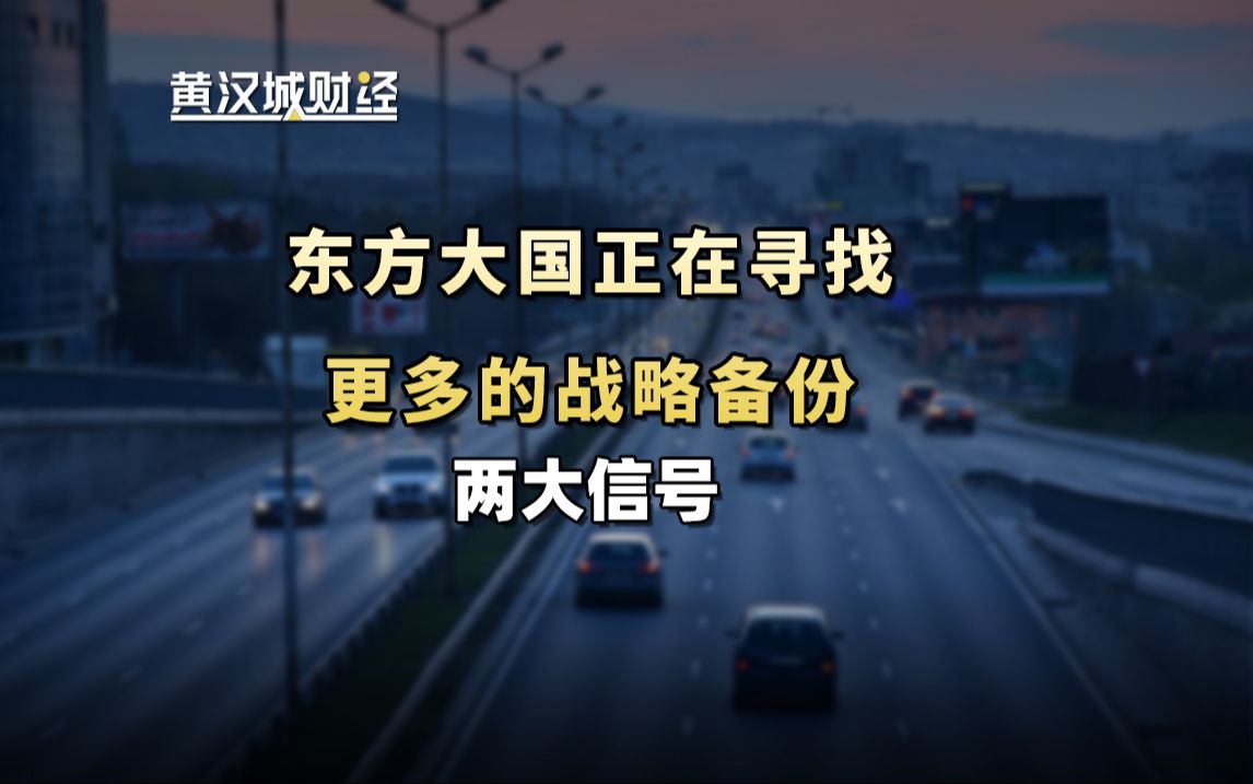 东方大国正在寻找更多的战略备份,有两大信号值得关注哔哩哔哩bilibili