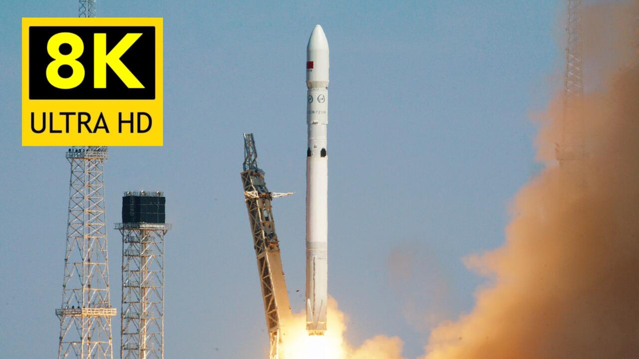 8K实拍】一镜到底！长征十二号乙首飞成功！！！_哔哩哔哩_bilibili