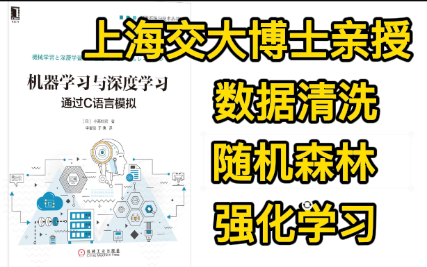 【从入门到实战完整版教程】上交博士带你一天搞定Python深度学习与机器学习数学(数据清洗/强化学习/图像识别)哔哩哔哩bilibili