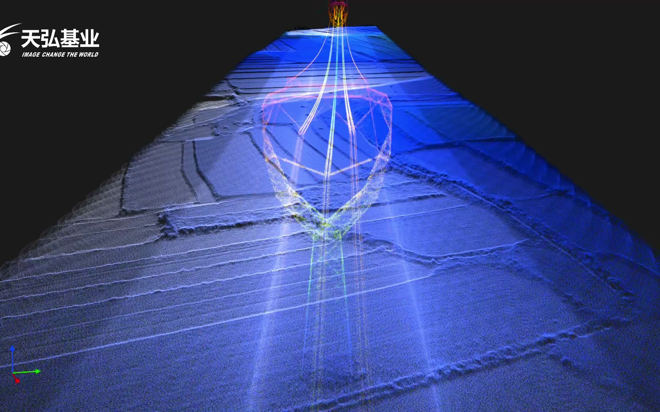 500kv 电力廊道点云效果赏析